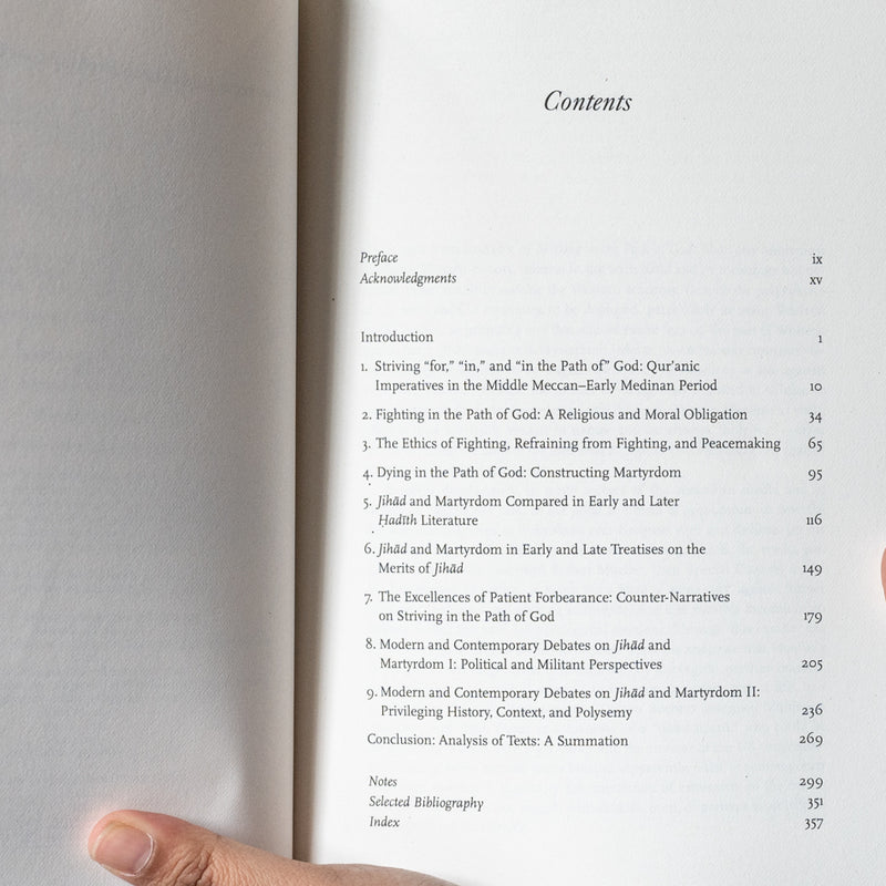 Striving in the Path of God: Jihad and Martyrdom in Islamic Thought