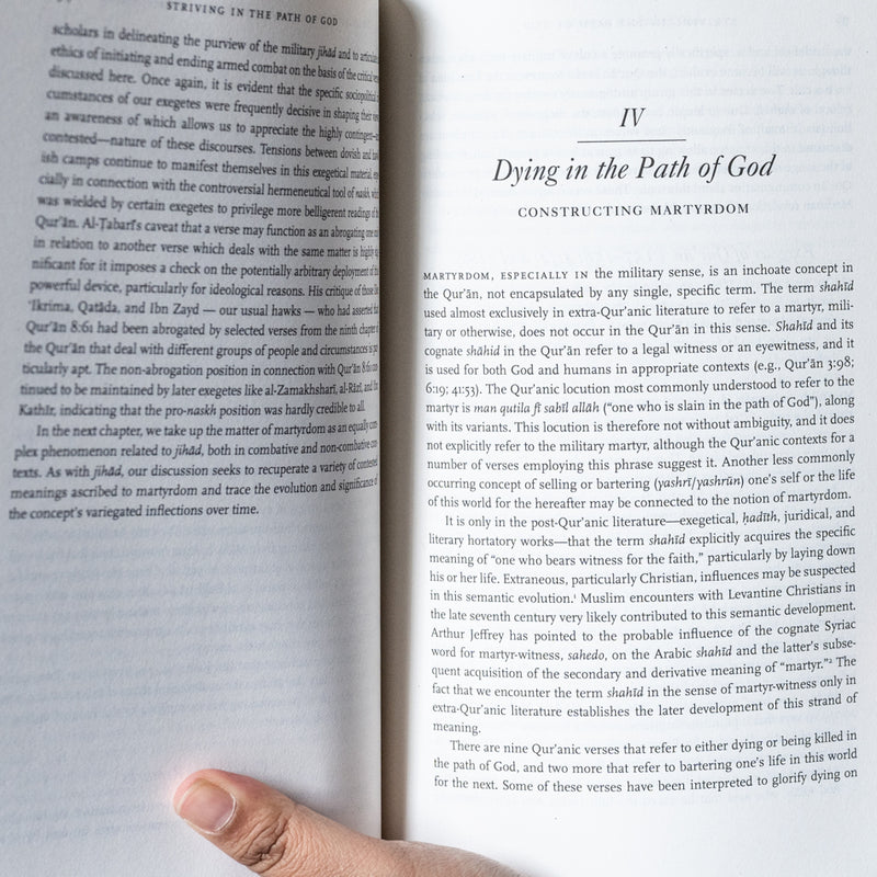Striving in the Path of God: Jihad and Martyrdom in Islamic Thought