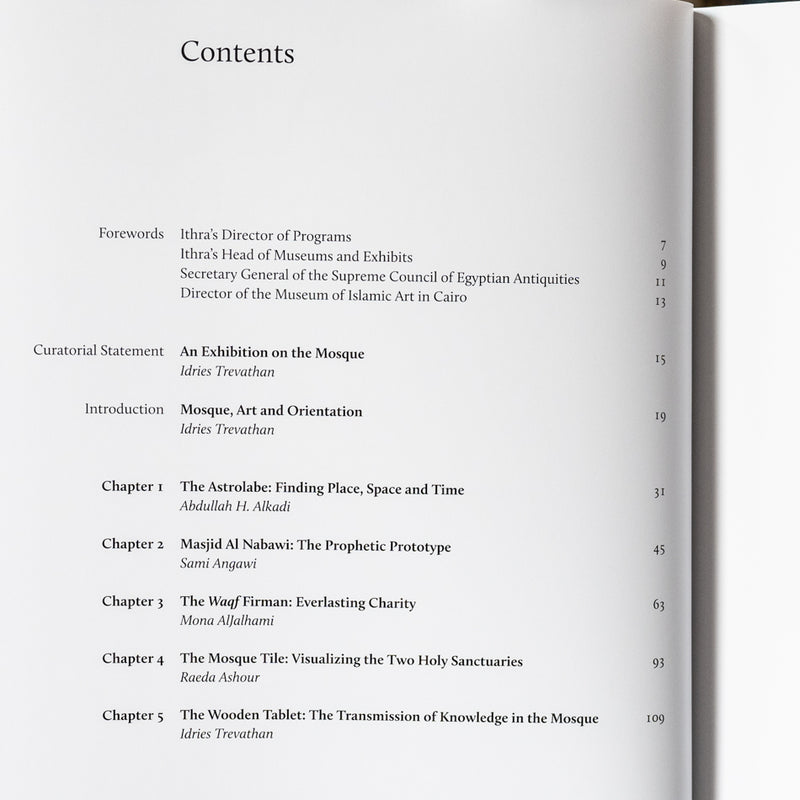 The Art of Orientation: An Exploration of the Mosque Through Objects