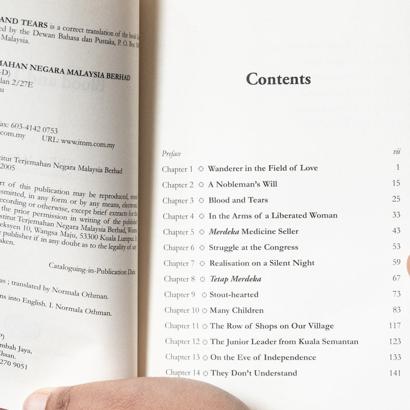 Blood and Tears - Keris Mas