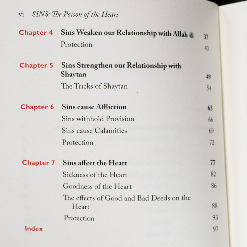 Sins: Poisons of the Heart