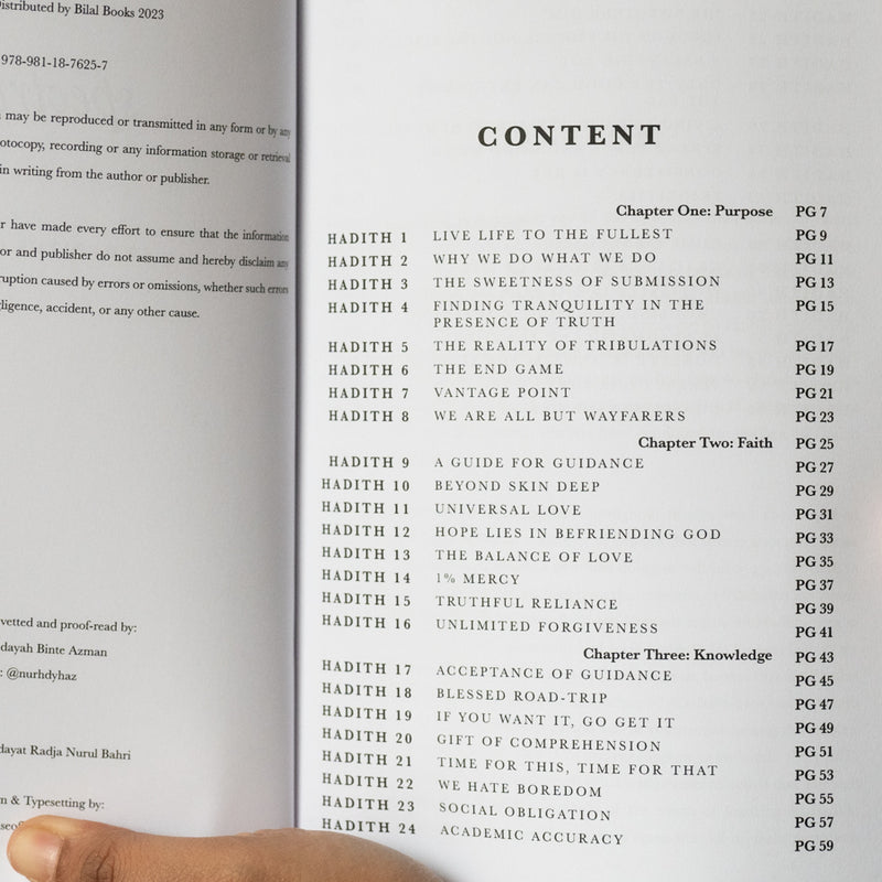 Spectrum: 40 Hadiths on Life