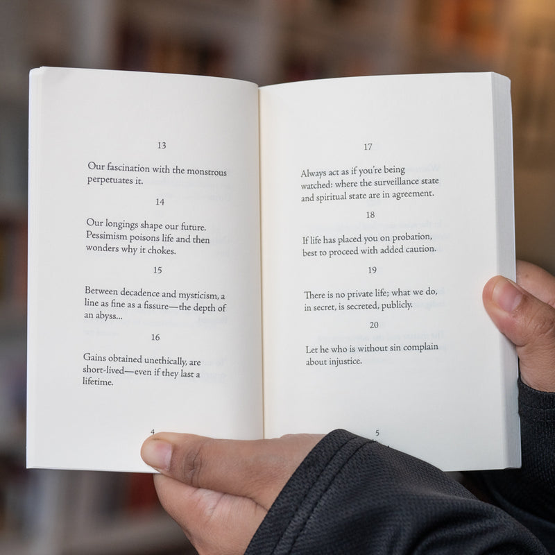 Quarantine Notes: Aphorisms on Morality and Mortality