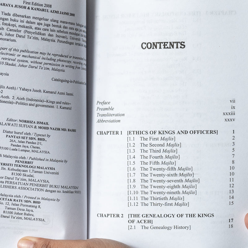 Rules for Kings Majlis Aceh