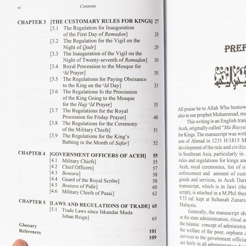 Rules for Kings Majlis Aceh