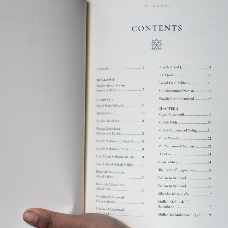 All Else Is Futile: Guidance of Imam-e Rabbani