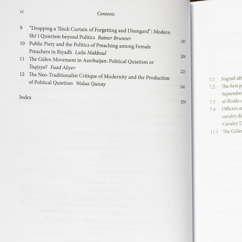 Political Quietism in Islam