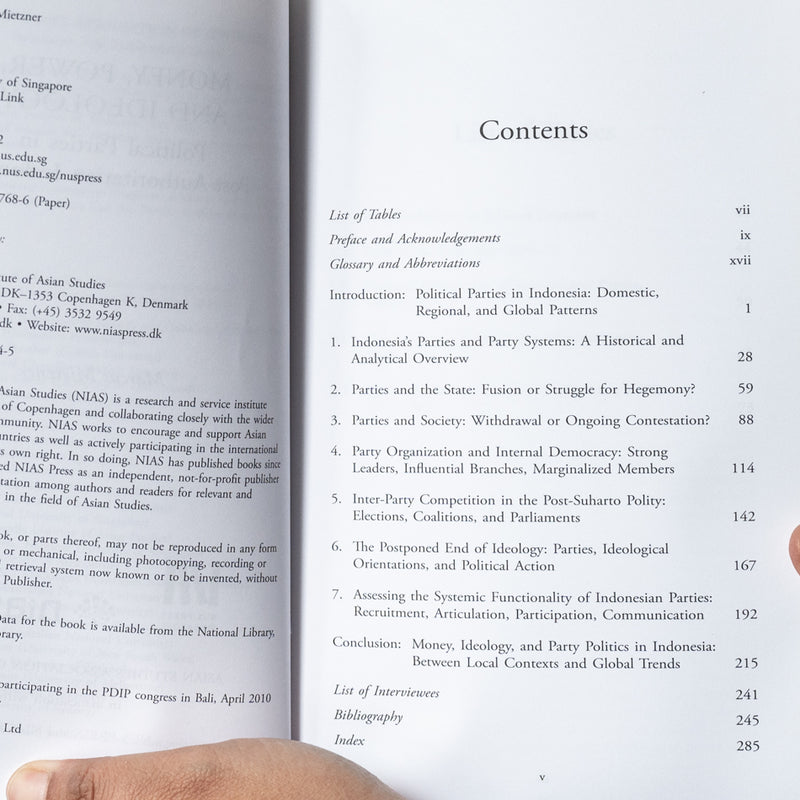 Money, Power, and Ideology: Political Parties in Post-Authoritarian Indonesia