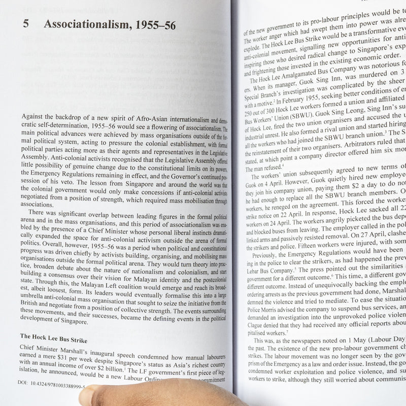 Nationalism and Decolonisation in Singapore