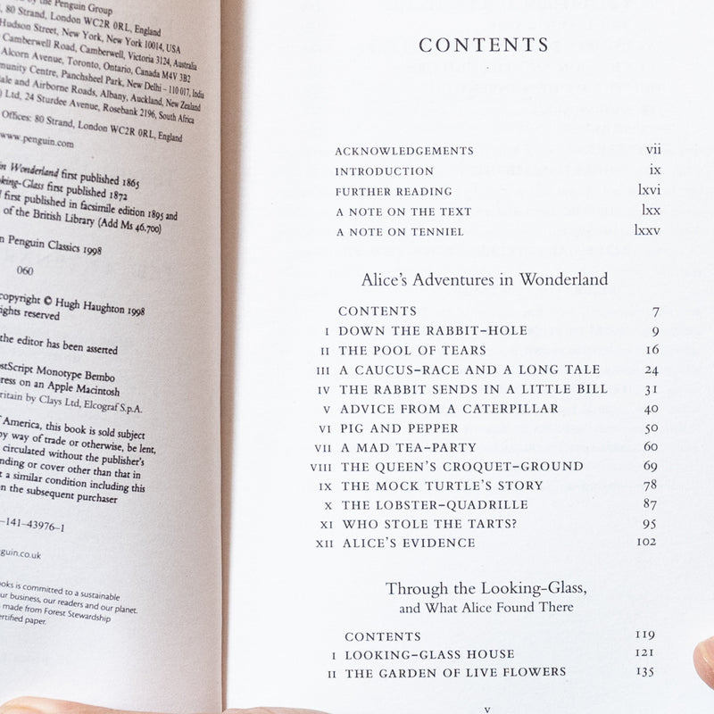 Alice's Adventures in Wonderland and Through the Looking Glass