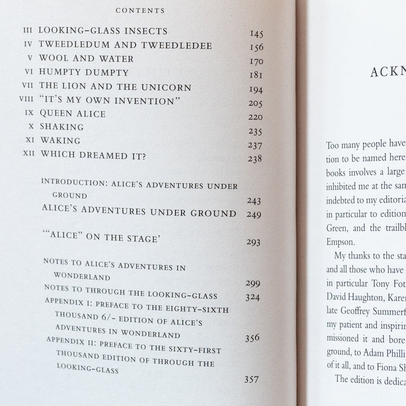 Alice's Adventures in Wonderland and Through the Looking Glass