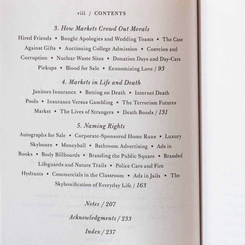 What Money Can't Buy