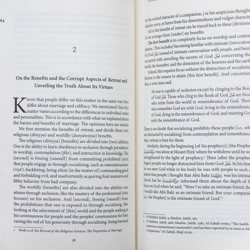 The Proprieties of Retreat, Book 16 of Ihya ulum al-din