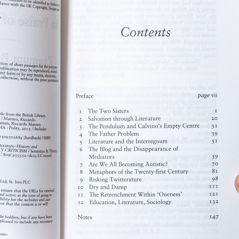 In Praise of Literature