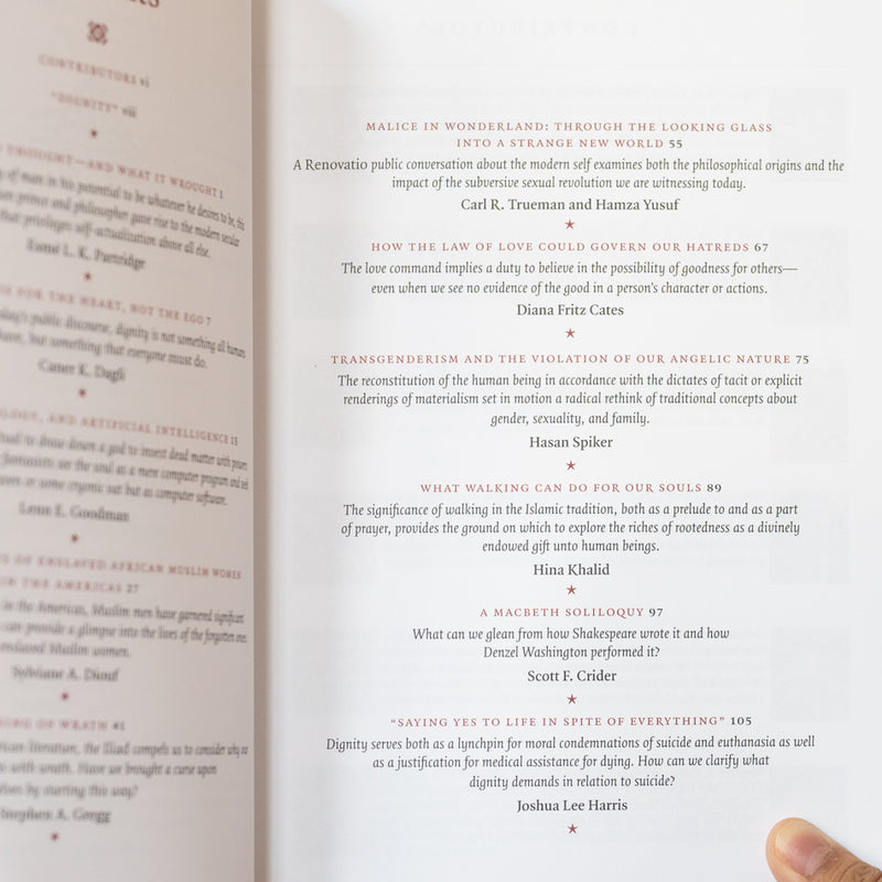 Renovatio 10: What Dignity Requires of Us