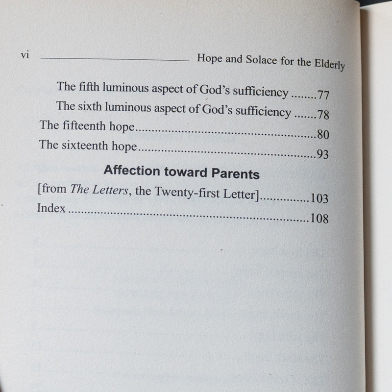 Hope and Solace for the Elderly