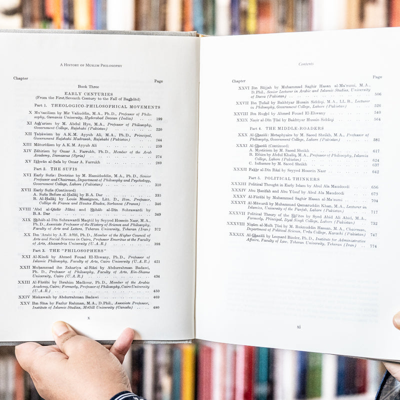 A History of Muslim Philosophy 2-Volume Set