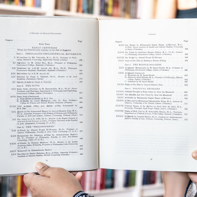 A History of Muslim Philosophy 2-Volume Set