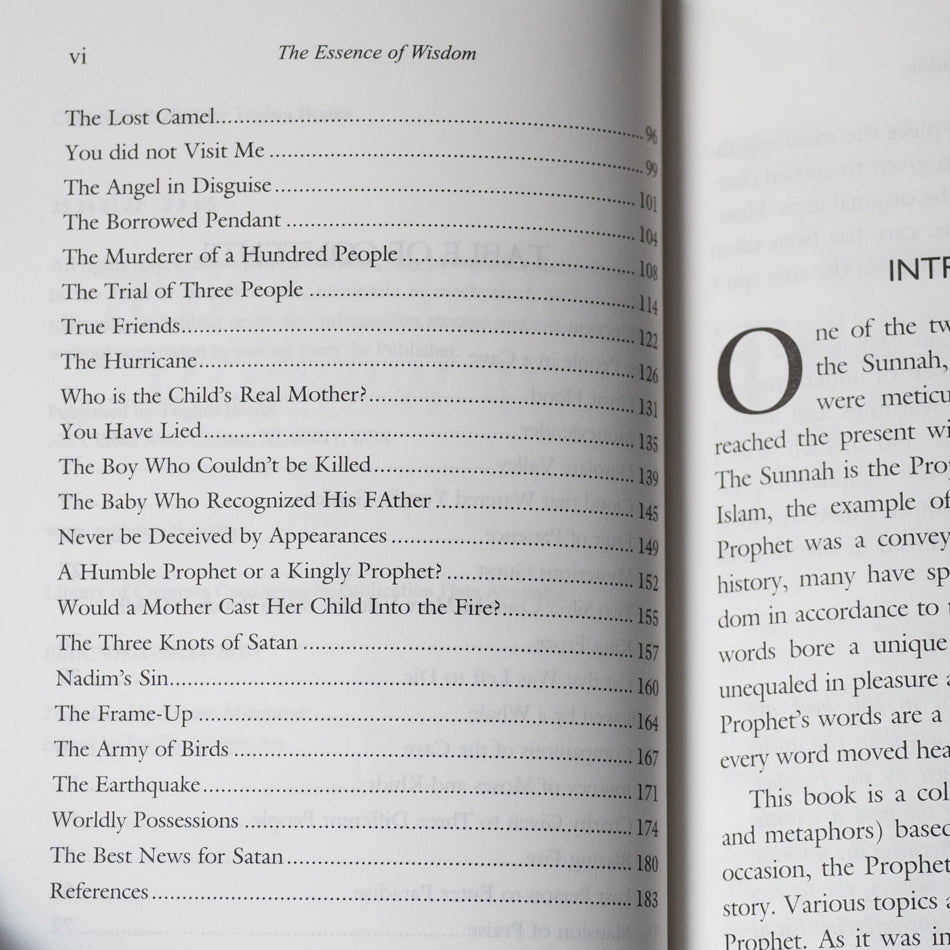 Essence of Wisdom: Parables from The Prophet and His Companions ...