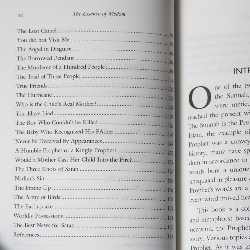 Essence of Wisdom: Parables from The Prophet and His Companions