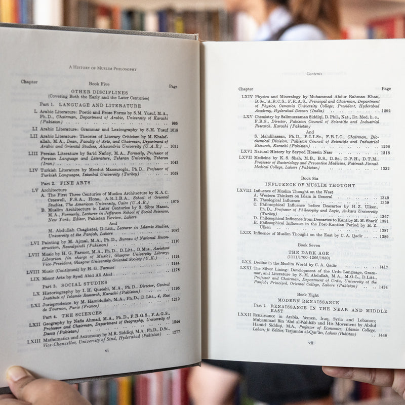 A History of Muslim Philosophy 2-Volume Set