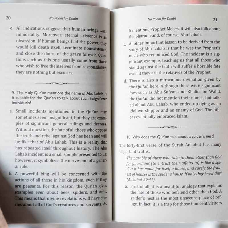 No Room for Doubt: Selective Essays for Youth