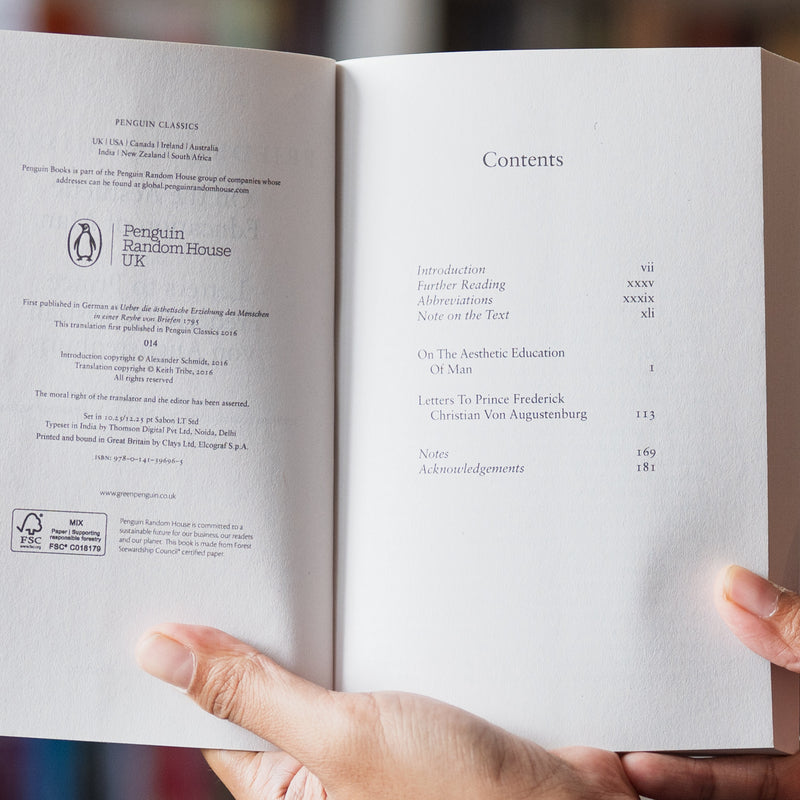 On the Aesthetic Education of Man