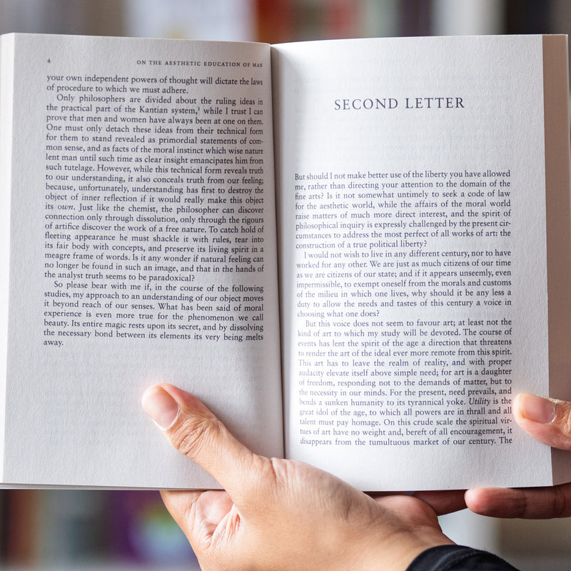 On the Aesthetic Education of Man