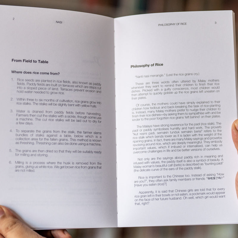 Nasi: When Rice Grains Cry