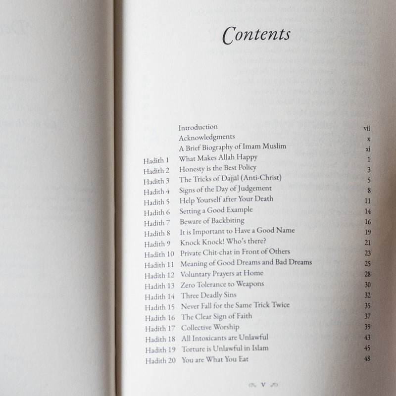 40 Hadith from Sahih Muslim