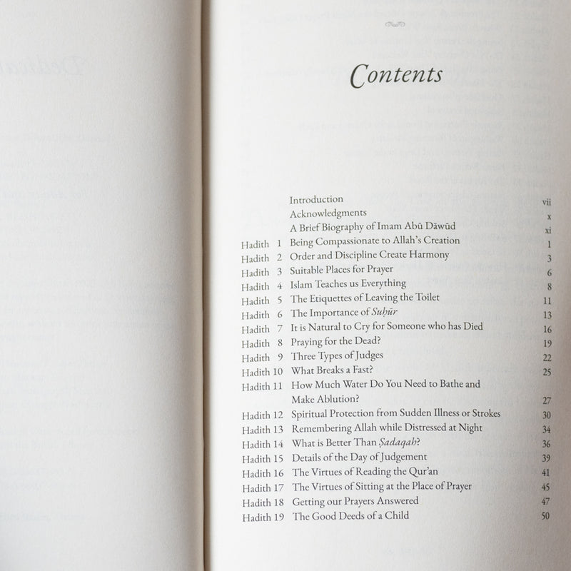 40 Hadith from Sunan Abu Dawud