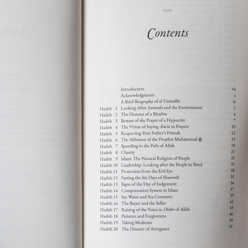 40 Hadith from Jami' al Tirmidhi