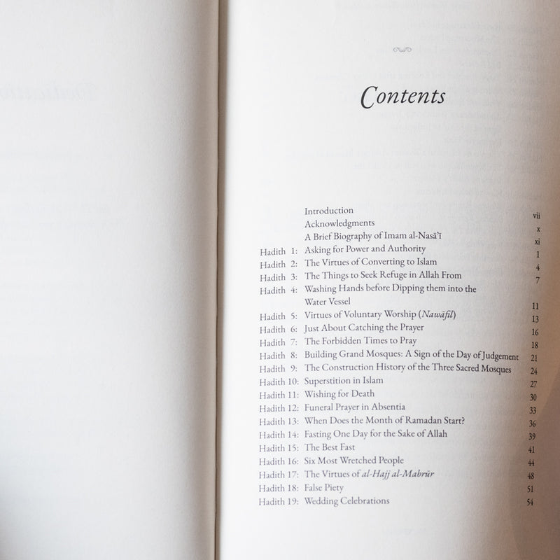 40 Hadith from Sunan al Nasa'i