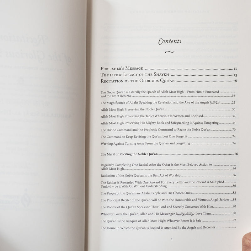 Recitation of the Glorious Quran