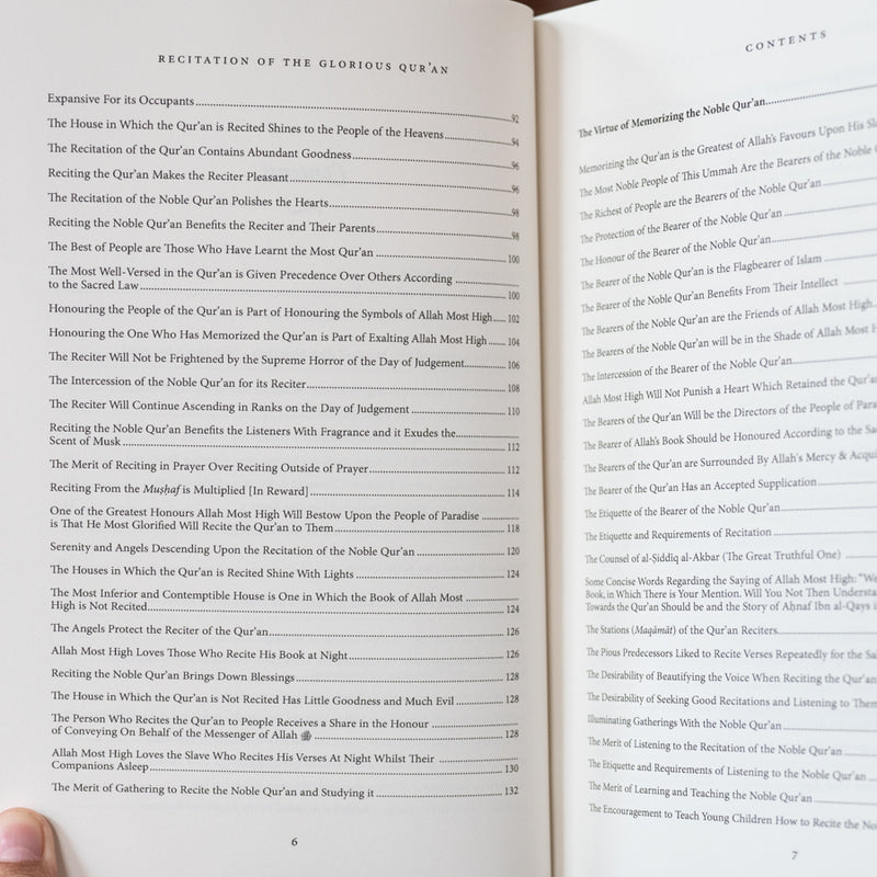 Recitation of the Glorious Quran