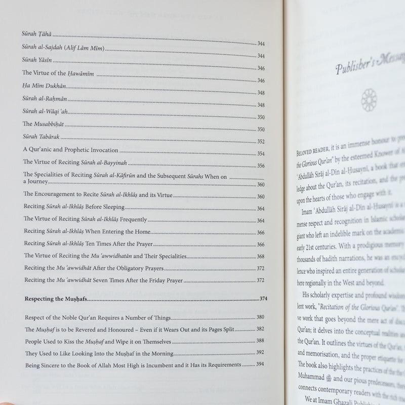 Recitation of the Glorious Quran