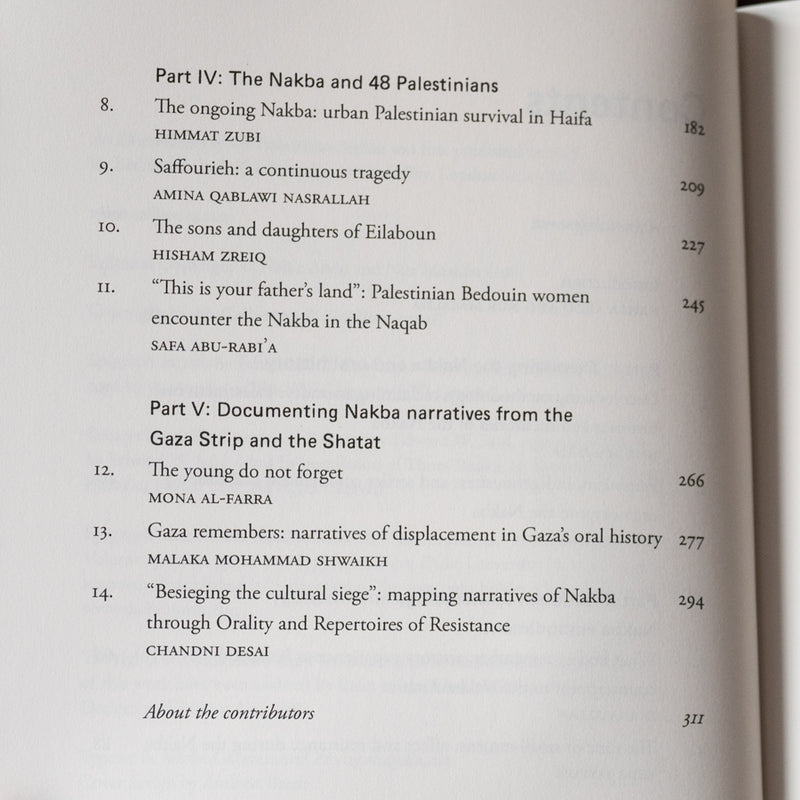 An Oral History of the Palestinian Nakba