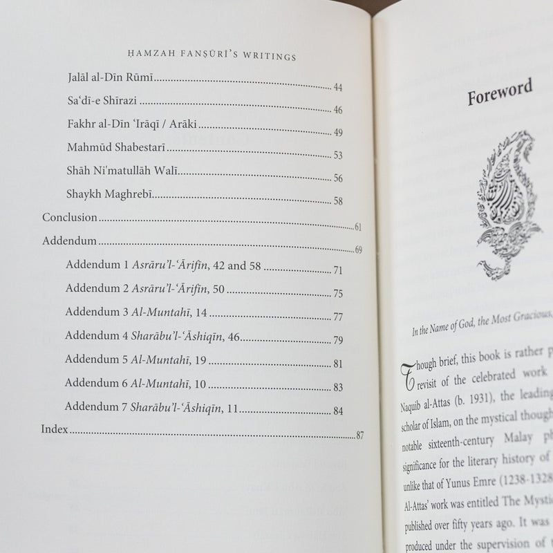 Tracing Persian Sufi Literature in Hamzah Fansuri’s Writings