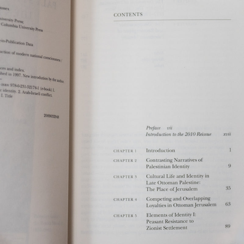 Palestinian Identity: The Construction of Modern National Consciousness