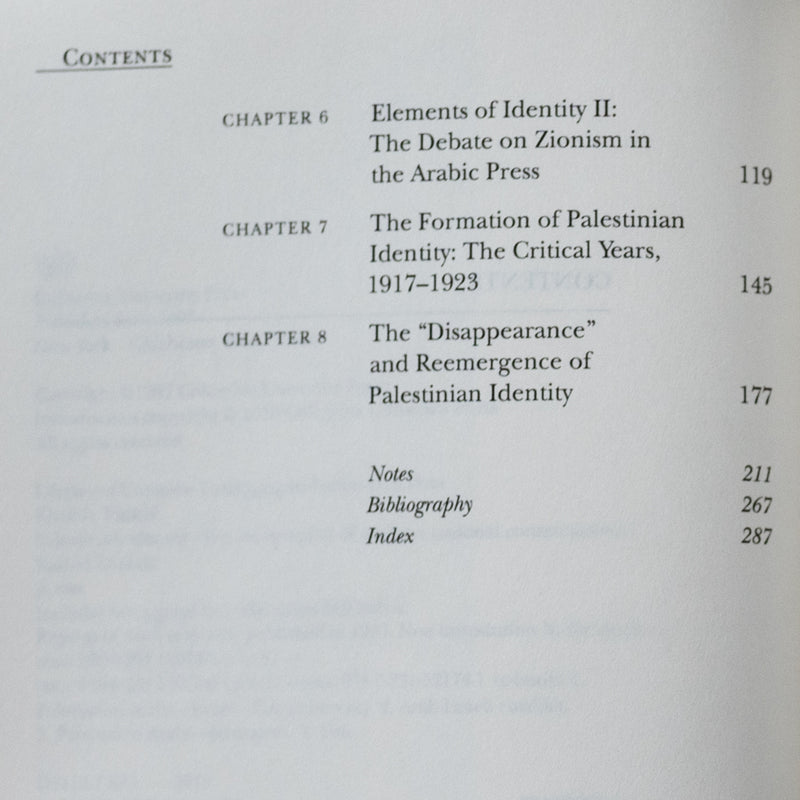 Palestinian Identity: The Construction of Modern National Consciousness