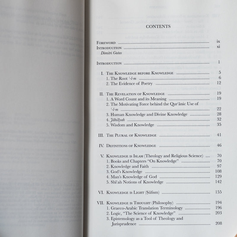 Knowledge Triumphant: The Concept of Knowledge in Medieval Islam