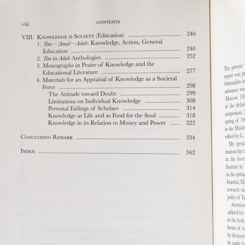 Knowledge Triumphant: The Concept of Knowledge in Medieval Islam