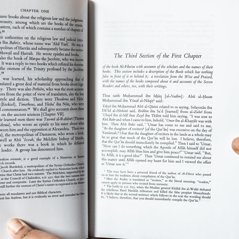 The Fihrist: A 10th Century Survey of Islamic Culture