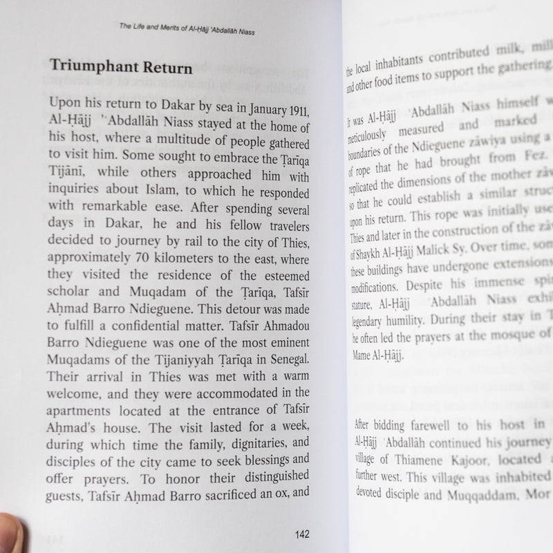 The Life and Merits of Al-Hajj Abdallah Niass