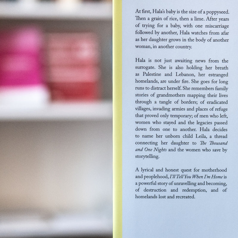 I'll Tell You When I'm Home: A Memoir