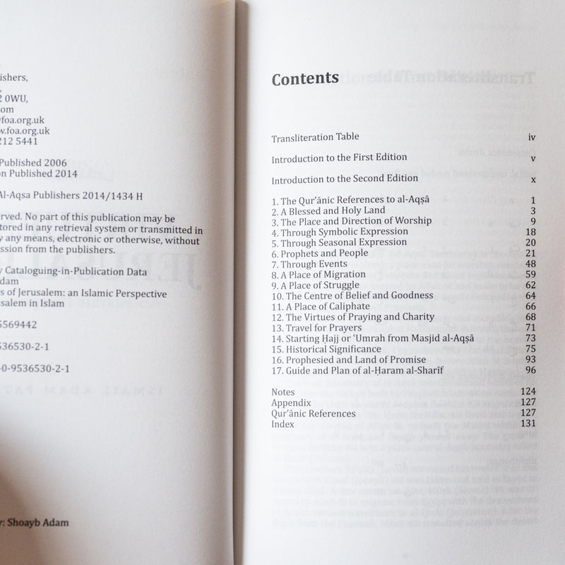 Virtues of Jerusalem: An Islamic Perspective