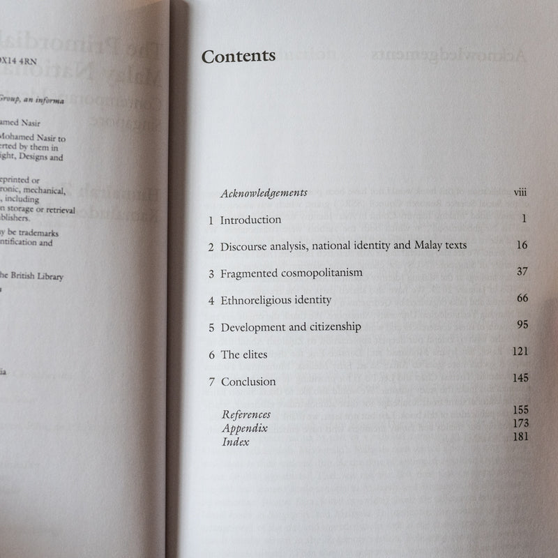 The Primordial Modernity of Malay Nationality PB