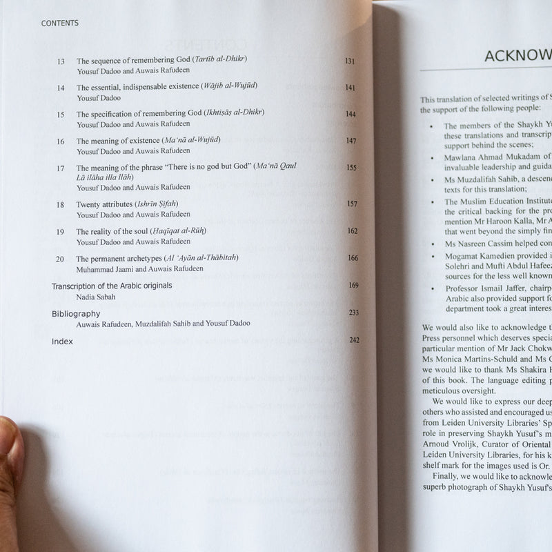 Spiritual Path, Spiritual Reality: Selected Writings of Shaykh Yusuf of Macassar