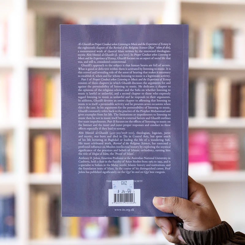 Al-Ghazali on Proper Conduct When Listening to Music and the Experience of Ecstasy