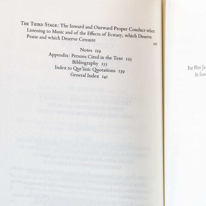 Al-Ghazali on Proper Conduct When Listening to Music and the Experience of Ecstasy